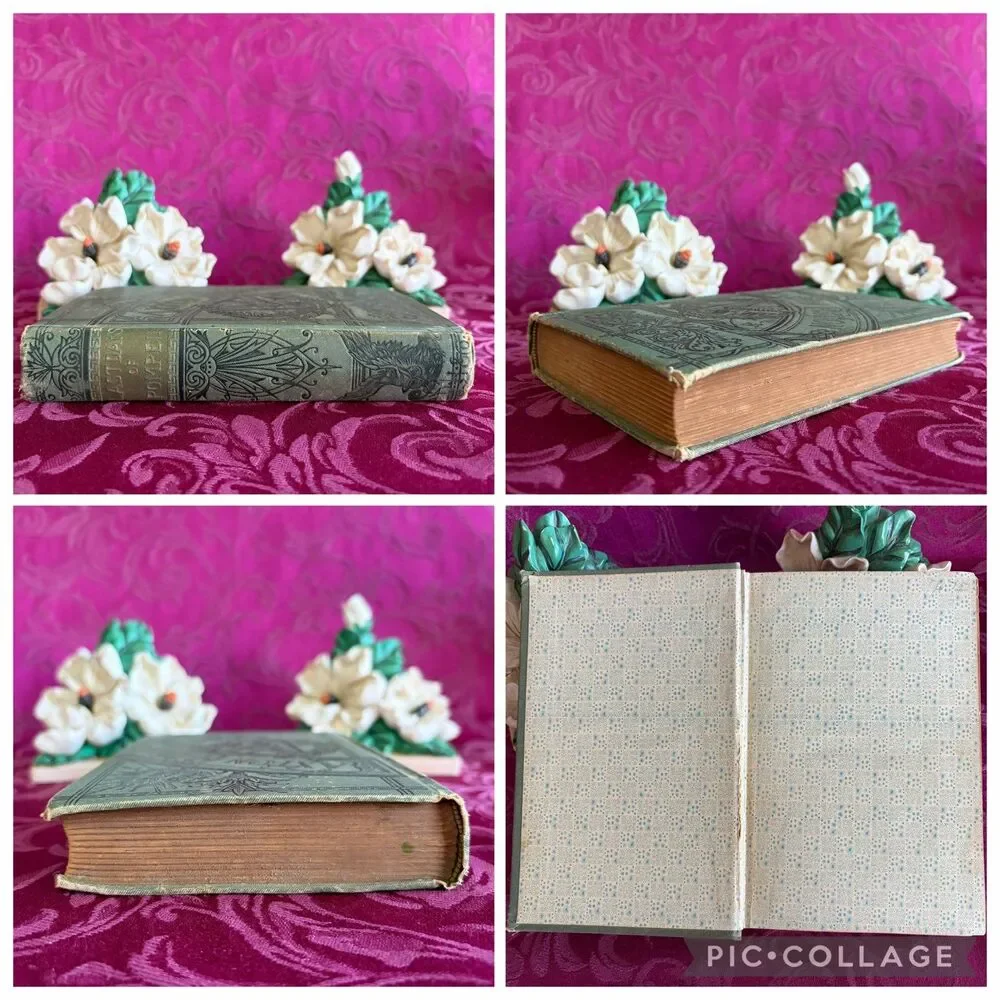 1899 The Last Days of Pompeii by Sir Edward Bulwer Lytton, Caxton Edition